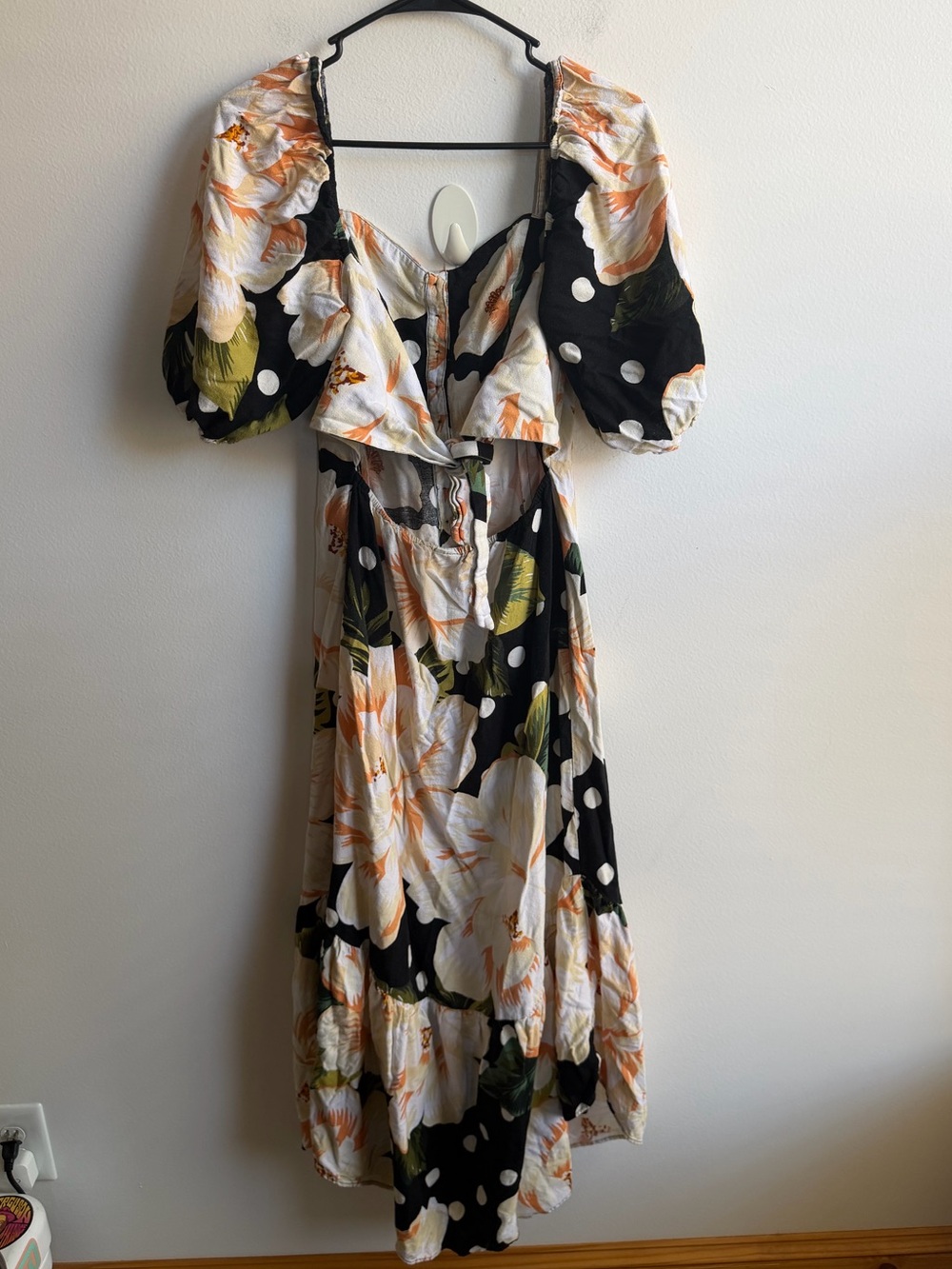 Farm Rio Floral Polka Dot Dress - Picture 4 of 7